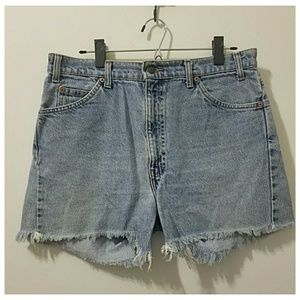 Vintage Levi denim cutoffs